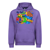 Tulip my child is non verbal but her mama aint afro hand rana Urban Hoodie - RanaPortraitStore