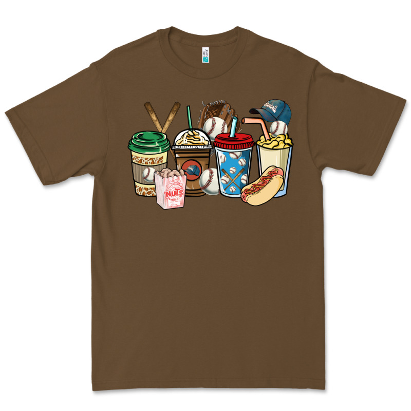 Baseball Coffee Cups Premium Tee by HowdyJamesFarm | Teevron