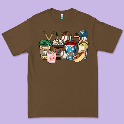 Baseball Coffee Cups Premium Tee Designed By Howdyjamesfarm