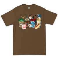 Cacao Baseball coffee cups Premium Tee - HowdyJamesFarm