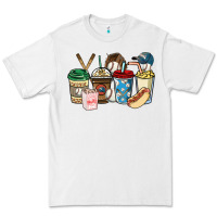 White Baseball coffee cups Premium Tee - HowdyJamesFarm