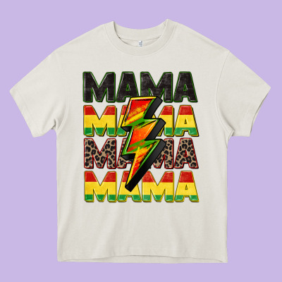 Juneteenth Mama Heavy Core Tee Designed By Cowgirlartshop