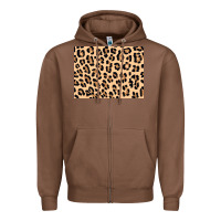 Chestnut leopard background 3200x2400 Zipper Hoodie - AdoDesignShop