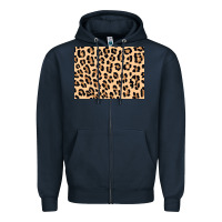 Navy leopard background 3200x2400 Zipper Hoodie - AdoDesignShop