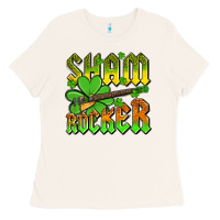 Bone St. Patrick’s Day sham rocker with guitar Ladies Tee - OliviaCreatesArt