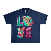 Navy love with nail elements bbs Urban Heavy Tee - BundleAndBundleShop