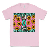 Bubblegum Pink Mom sunflower glitter Classic Tee - CowGirlArtShop