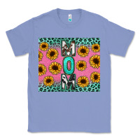 Colony Blue Mom sunflower glitter Classic Tee - CowGirlArtShop