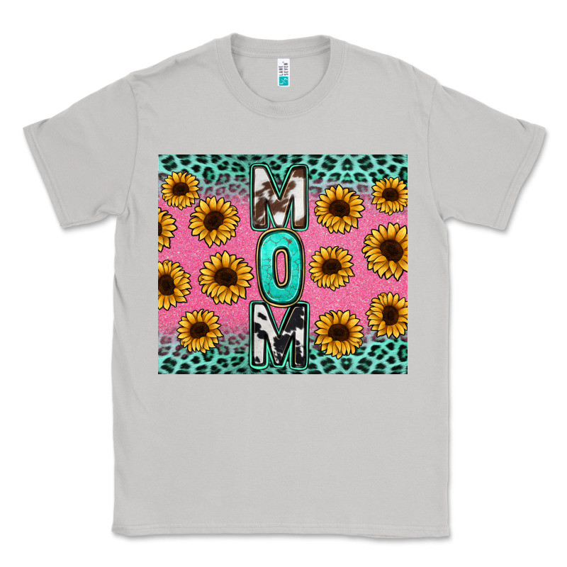 Mom Sunflower Glitter Classic Tee by CowGirlArtShop | Teevron