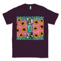 Plum Mom sunflower glitter Classic Tee - CowGirlArtShop