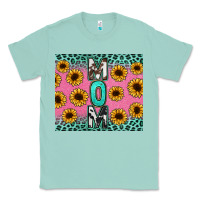 Seafoam Mom sunflower glitter Classic Tee - CowGirlArtShop