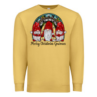 Antique Gold merry Christmas Gnomes Rainbow Premium Sweatshirt - JahusDesignShop