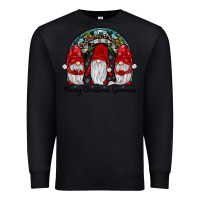 Black merry Christmas Gnomes Rainbow Premium Sweatshirt - JahusDesignShop