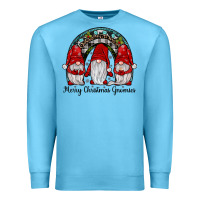 Ocean Blue merry Christmas Gnomes Rainbow Premium Sweatshirt - JahusDesignShop
