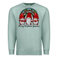 Seafoam merry Christmas Gnomes Rainbow Premium Sweatshirt - JahusDesignShop