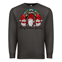 Smoke merry Christmas Gnomes Rainbow Premium Sweatshirt - JahusDesignShop