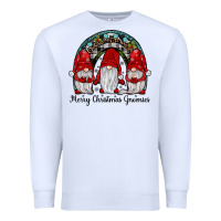 White merry Christmas Gnomes Rainbow Premium Sweatshirt - JahusDesignShop