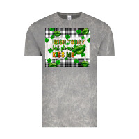 Cloud Rock Irish today but please kiss me st. patricks day Vintage Tee - FaDigitalArtStudio