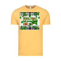 Vintage Mustard Irish today but please kiss me st. patricks day Vintage Tee - FaDigitalArtStudio