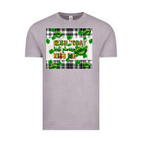 Vintage Zinc Irish today but please kiss me st. patricks day Vintage Tee - FaDigitalArtStudio