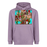Lavender ho ho ho gnome Heavyweight Hoodie - JahusDesignShop