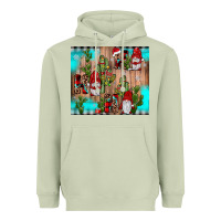 Matcha ho ho ho gnome Heavyweight Hoodie - JahusDesignShop