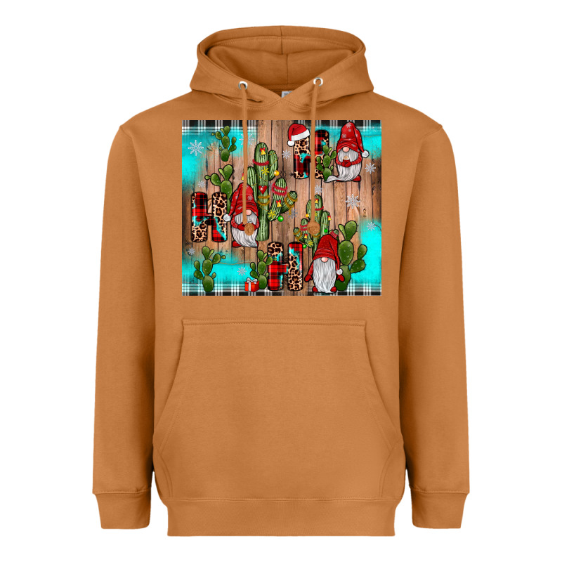 Ho Ho Ho Gnome Heavyweight Hoodie by JahusDesignShop | Teevron