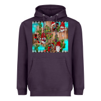 Plum ho ho ho gnome Heavyweight Hoodie - JahusDesignShop