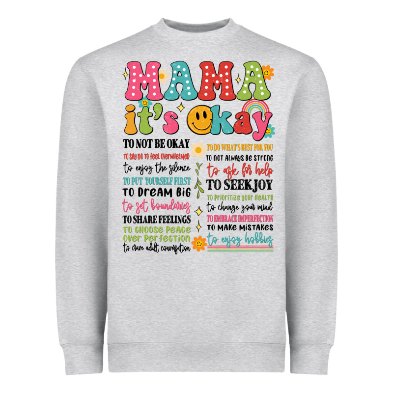 Mama Its Okay Heavyweight Sweatshirt by JahusDesignShop | Teevron