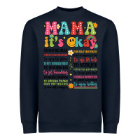 Navy mama its okay Heavyweight Sweatshirt - JahusDesignShop