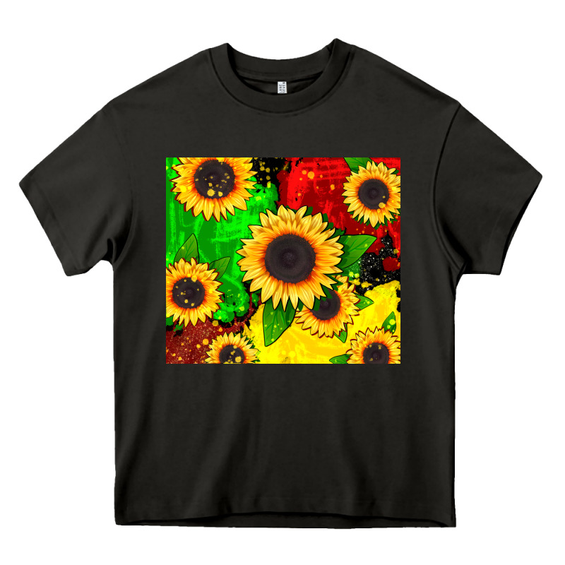 Juneteenth Sunflowers Heavy Core Tee by CowGirlArtShop | Teevron