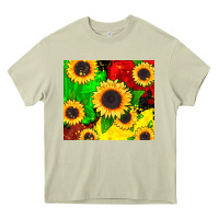 Mossy juneteenth sunflowers Heavy Core Tee - CowGirlArtShop