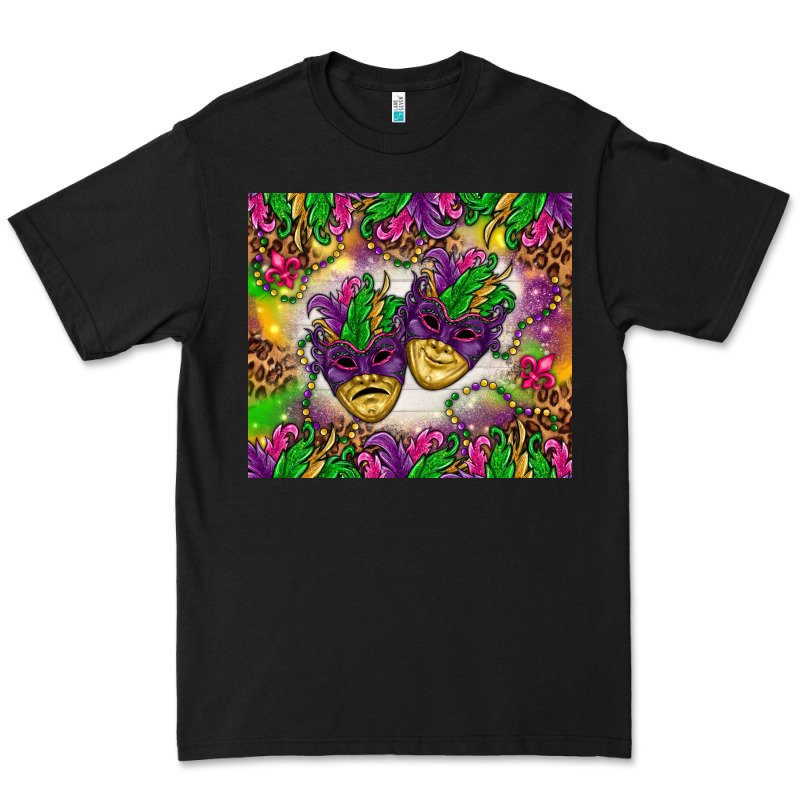 Mardi Gras Masks Tumbler Premium Tee by HowdyJamesFarm | Teevron