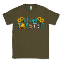 Army Green let's get toasted Classic Tee - Artiststas