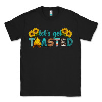 Black let's get toasted Classic Tee - Artiststas