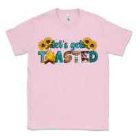 Bubblegum Pink let's get toasted Classic Tee - Artiststas