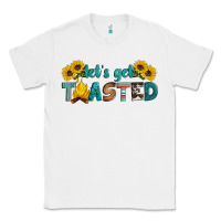 White let's get toasted Classic Tee - Artiststas