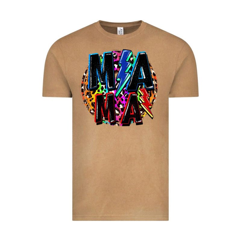 Mama Lightning Bolts Mother's Day Vintage Tee by FaDigitalArtStudio | Teevron