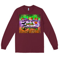 Burgundy salem witch company tumbler Long Sleeve Tee - BundleAndBundleShop