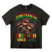 Asphalt juneteenth free ish since 1865 Heavy Core Tee - CowGirlArtShop