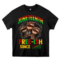 Black juneteenth free ish since 1865 Heavy Core Tee - CowGirlArtShop