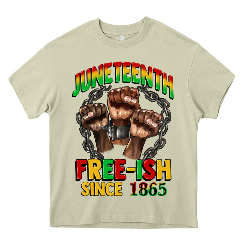 Juneteenth Free Ish Since 1865 Heavy Core Tee by CowGirlArtShop | Teevron