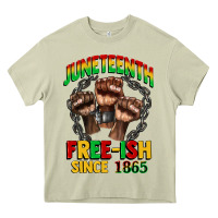 Mossy juneteenth free ish since 1865 Heavy Core Tee - CowGirlArtShop