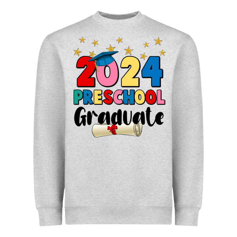 2024 Preschool Graduate Heavyweight Sweatshirt by JahusDesignShop | Teevron