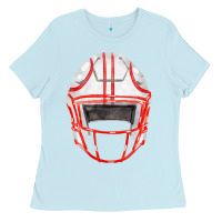 Baby Blue football helmet fa element Ladies Tee - FaDigitalArtStudio