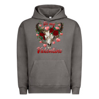 Pigment Tornado be my valentine bull skull Urban Hoodie - RanaPortraitStore