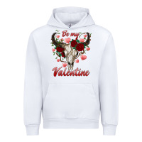White be my valentine bull skull Urban Hoodie - RanaPortraitStore
