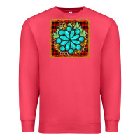 Cardinal gemstone cactus christmas coaster Premium Sweatshirt - JahusDesignShop