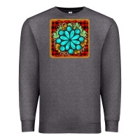 Charcoal Heather gemstone cactus christmas coaster Premium Sweatshirt - JahusDesignShop