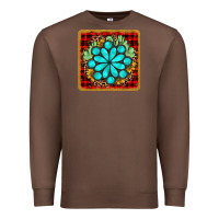 Chestnut gemstone cactus christmas coaster Premium Sweatshirt - JahusDesignShop